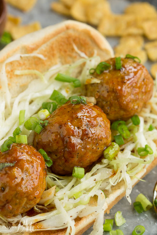 Nashville Hot Chicken Meatball Sandwich is sweet, spicy, and full of flavor. This meal also takes less than 30 minutes to prepare and is hearty and satisfying.