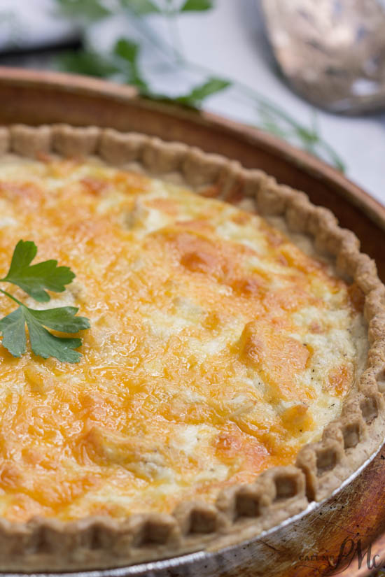 breakfast. Chicken Quiche