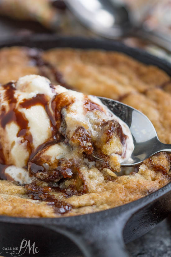 Pan cookie. Your answer to a cookie craving! Crave Tupelo Deluxe Chocolate Chip Skillet Cookie has perfectly crispy edges with a gooey, chewy center.