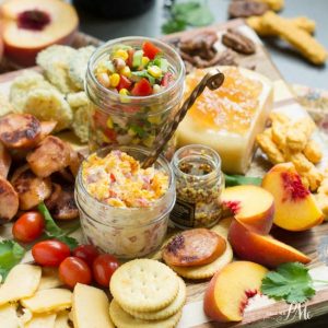 Southern Inspired Charcuterie with Black Eyed Pea Salsa