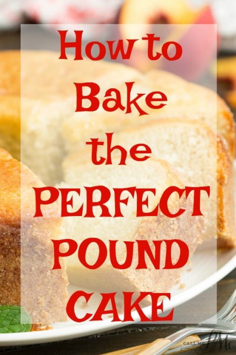 How to Bake the Perfect Pound Cake 