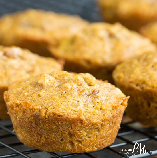 Pumpkin Pecan Pie Breakfast Muffins