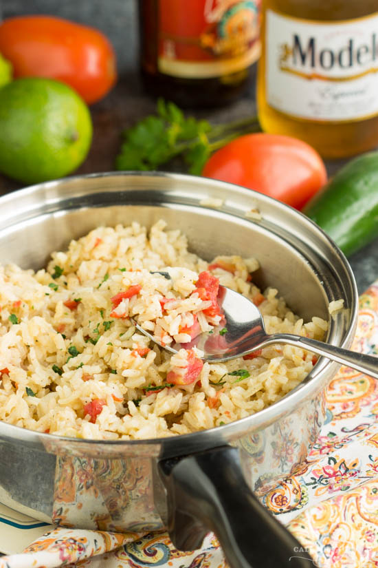 Easy Mexican Rice. An authentic tasting Mexican rice that compliments any Tex Mex entree.