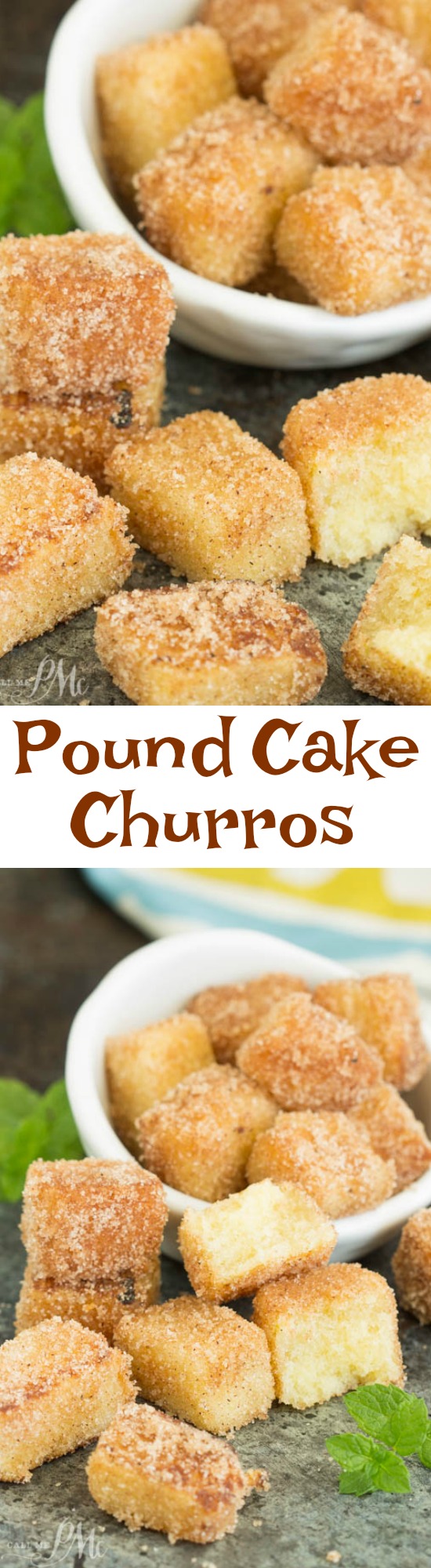 Pound Cake Churro Cubes are simple, bite-sized dessert treats that are fun to make and delicious to eat!