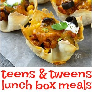 1 Month of Lunchbox Ideas for Tweens and Teens