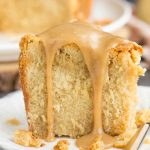 Melt-in-your-mouth good, Cookie Butter Pound Cake is luscious and rich. The cookie butter gives it almost a brown sugar or caramel flavor