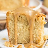 Melt-in-your-mouth good, Cookie Butter Pound Cake is luscious and rich. The cookie butter gives it almost a brown sugar or caramel flavor