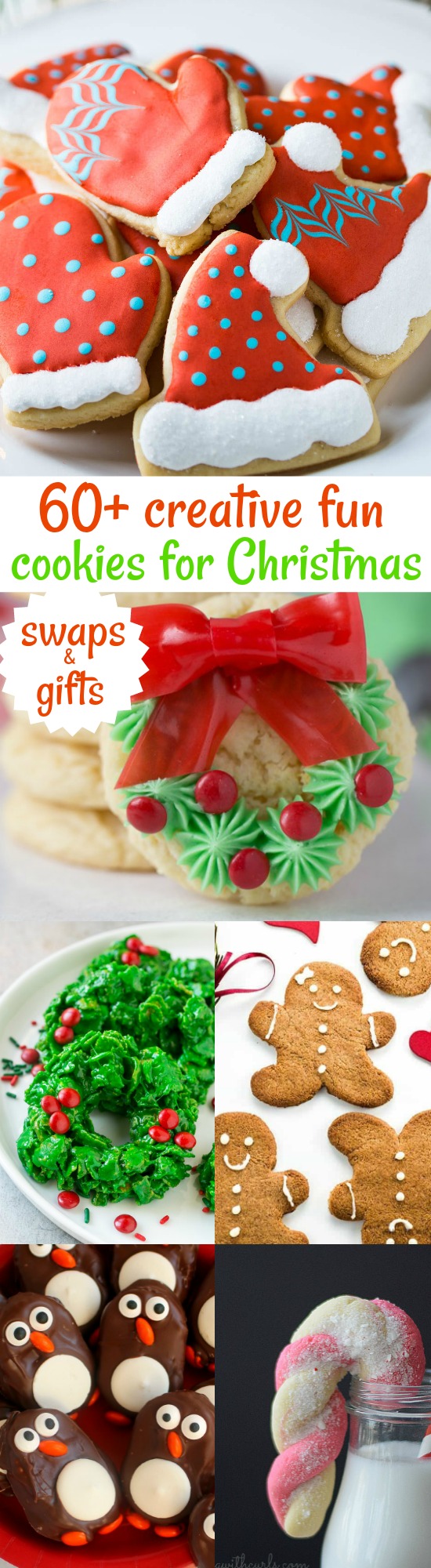 Creative Fun Cookies for Christmas Swaps and gifts
