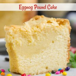 Use your favorite eggnog to make this buttery Eggnog Pound Cake. Combining the flavors of eggnog in a pound cake will get you rave reviews at your holiday celebrations.