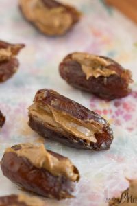 Almond Butter Stuffed Dates