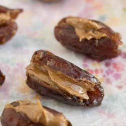 Almond Butter Stuffed Dates make a quick and delicious recipe great for appetizers, your charcuterie board, snacks, pre-workout energy, or sweet cravings. They are wonderful and will provide you with long-lasting energy!