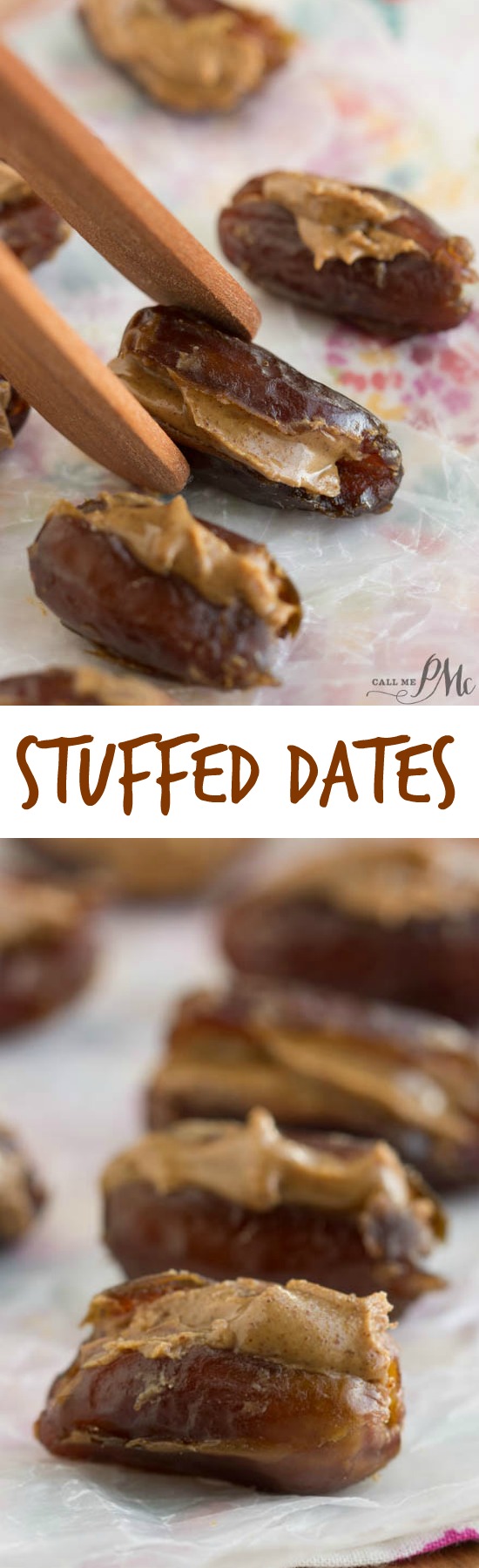 Almond Butter Stuffed Dates 