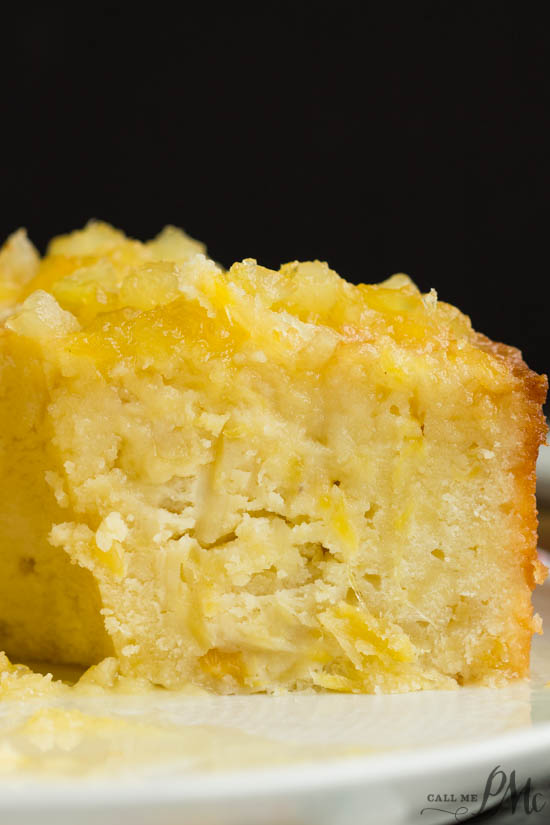 Dessert pound cake recipe. A taste of the tropics, two step pineapple pound cake, is super moist and exceptionally easy to make in just two steps. A pineapple pound cake with slices missing.