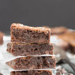 The Best Chewy Fudgy Homemade Brownies Recipe is quick and easy to whip up. They are made with basic ingredients you probably keep in the pantry. Therefore, they do not require a special trip to the grocery store or unique ingredients.
