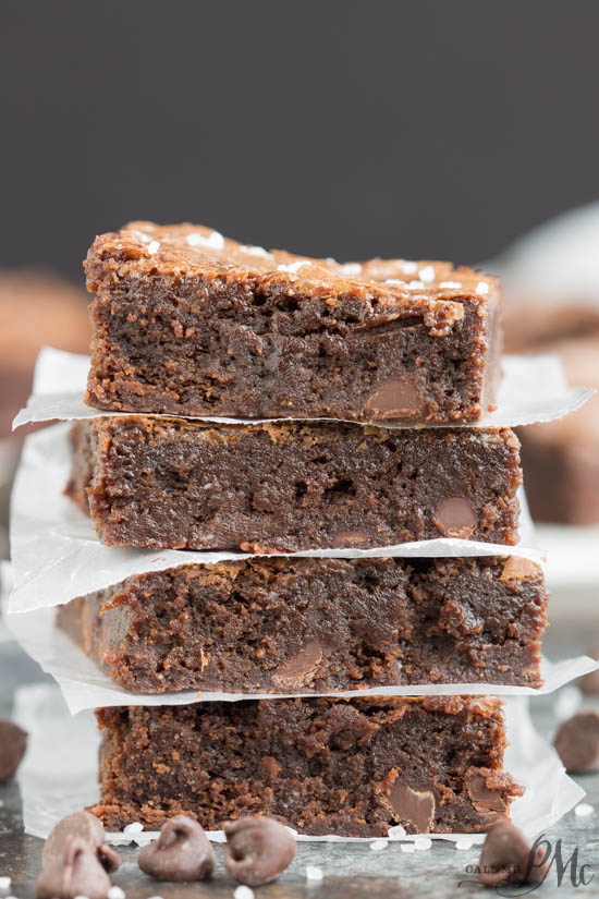 Chewy, Gooey and super chocolatey, The Best Chewy Fudgy Homemade Brownies is a fudgy chocolate brownie that's moist and decadent. If you thought you couldn’t make fudgy brownies without a box mix…you were wrong.