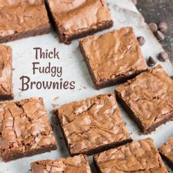 Thick Fudgy Ultimate Brownies