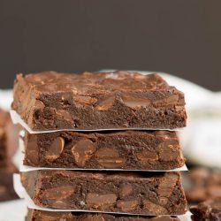 Adult Favorite Thick Gooey Brownies will satisfy your craving for brownies whether you like brownies rich and fudgy thick or lighter cake-like.