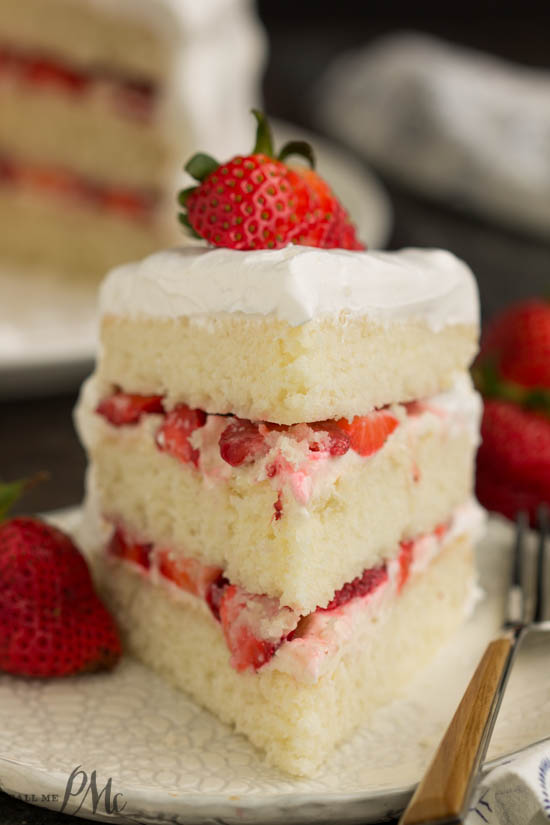Cake recipe. Impress your family and friends with this Strawberry Cream Cake filled with fresh strawberries, cream cheese, and whipped cream. Strawberry Cream Cake