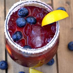 Blueberry Meyer Lemon Margarita