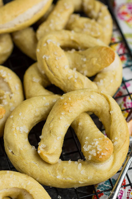 From-Scratch Soft Pretzels are soft and chewy on the inside with a salty and crackly brown outside. Just when you thought homemade soft pretzels couldn’t get any better, they do! From-Scratch Soft Pretzels have a wonderful flavor & chewy bite.
