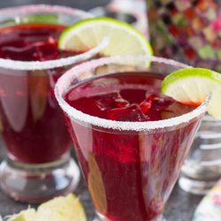 Skinny Pomegranate Margarita