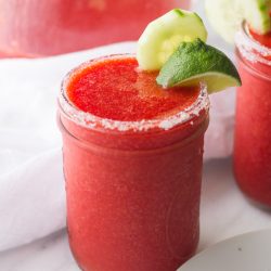 Strawberry Cucumber Margaritas-