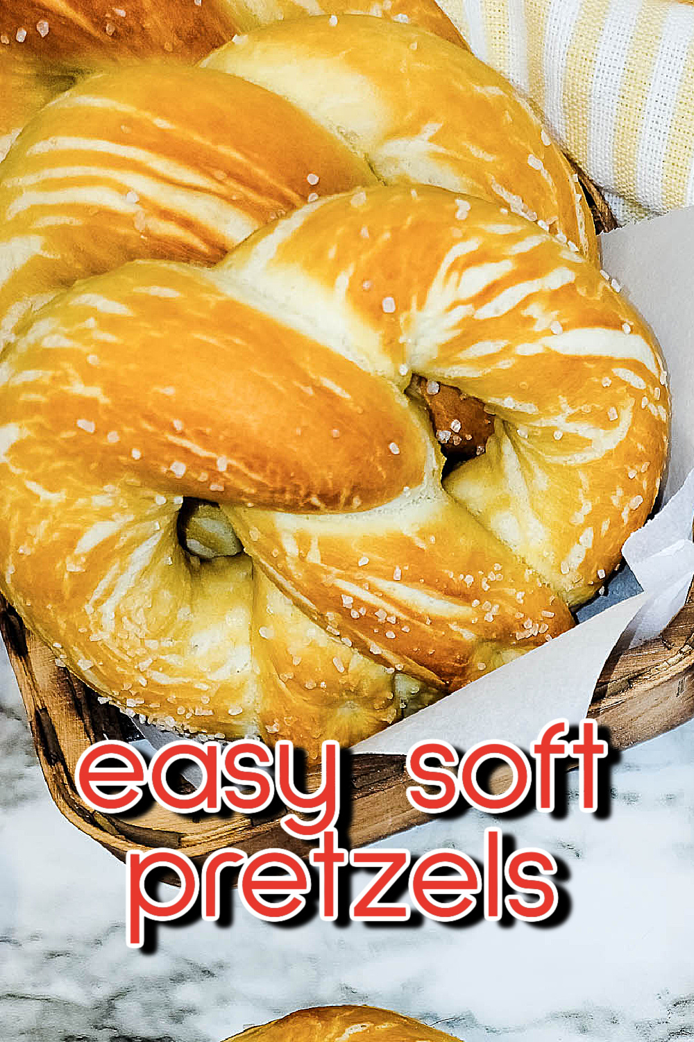 Soft-baked, chewy, and fluffy inside, these homemade pretzels take no time at all to make. From-Scratch Soft Pretzels are soft and chewy on the inside with a salty and crackly brown outside. Just when you thought homemade soft pretzels couldn’t get any better, they do! From-Scratch Soft Pretzels have a wonderful flavor & chewy bite.