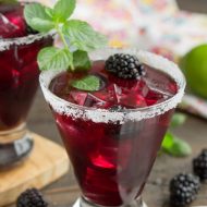 Blackberry Lemonade Margarita Smash