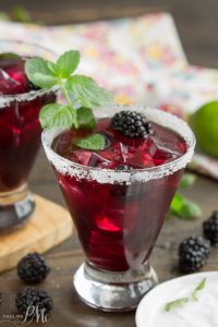 Blackberry Lemonade Margarita Smash