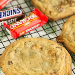 Quarter Pound Chocolate Candy Bar Cookie Recipe is irresistibly good. When you can't decide between a cookie and a candy bar, combine the two for an extraordinary dessert!
