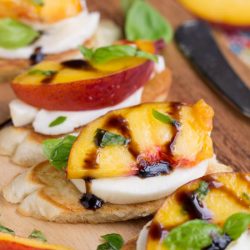 Peach Bruschetta