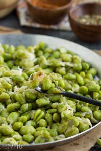 Shelled Crispy Parmesan Garlic Edamame