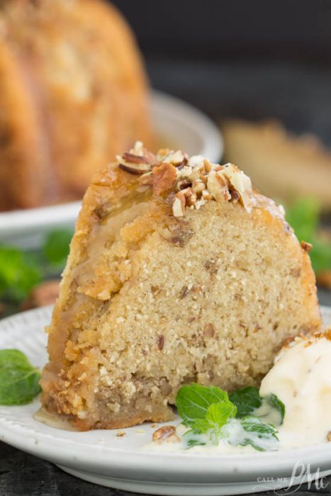  Southern Butter Pecan Pound Cake  
