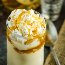 Add a boozy twist to a frosty favorite! Cool, creamy, rich, decadent, and totally delicious, Caramel Bourbon Milkshake is the perfect adult milkshake!