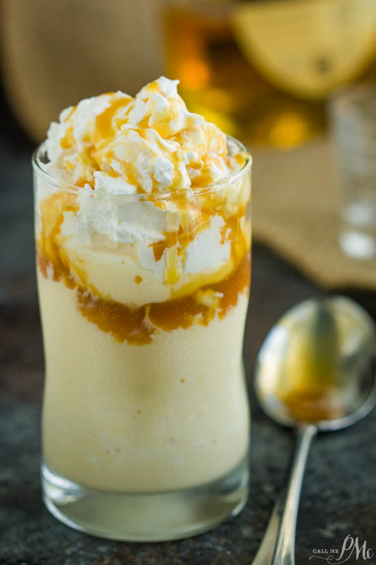 Cocktail, drink, ice cream. Add a boozy twist to a frosty favorite! Cool, creamy, rich, decadent, and totally delicious, Caramel Bourbon Milkshake is the perfect adult milkshake! Caramel Bourbon Milkshake