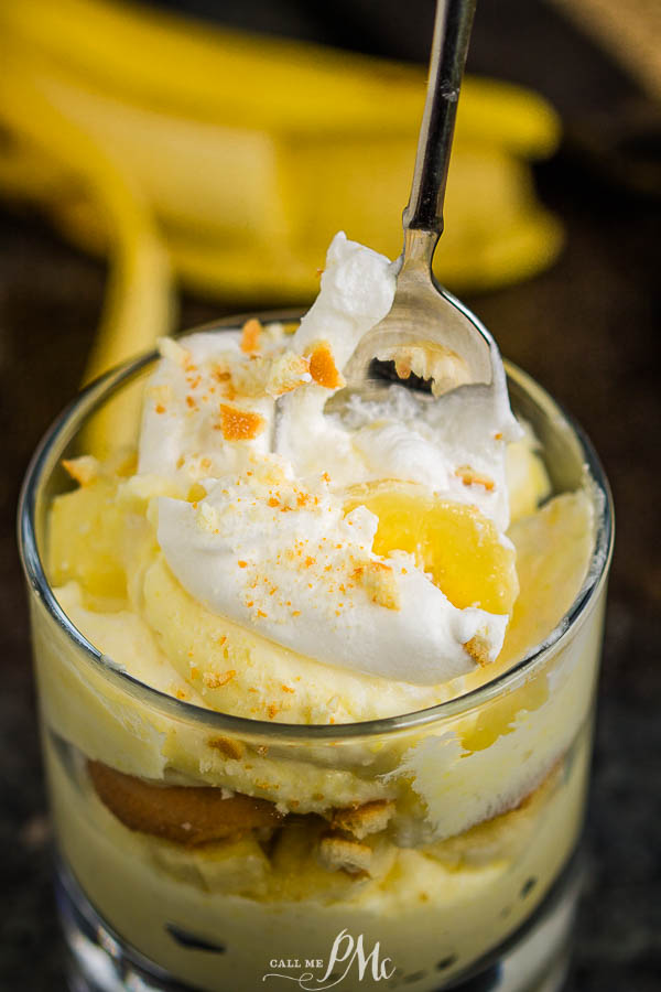 banana pudding in glass Banana Pudding Recipe