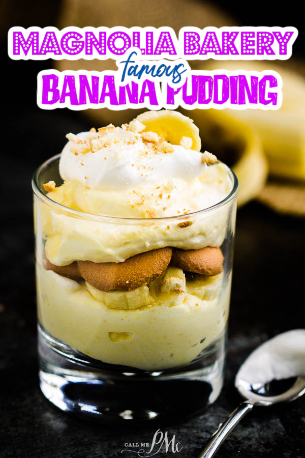 banana pudding in a glass Magnolia bakery banana pudding