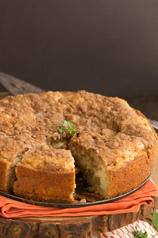 Pumpkin Cream Cheese Crumb Cake