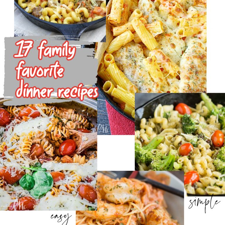 17+ Favorite Weeknight Pasta Dinners