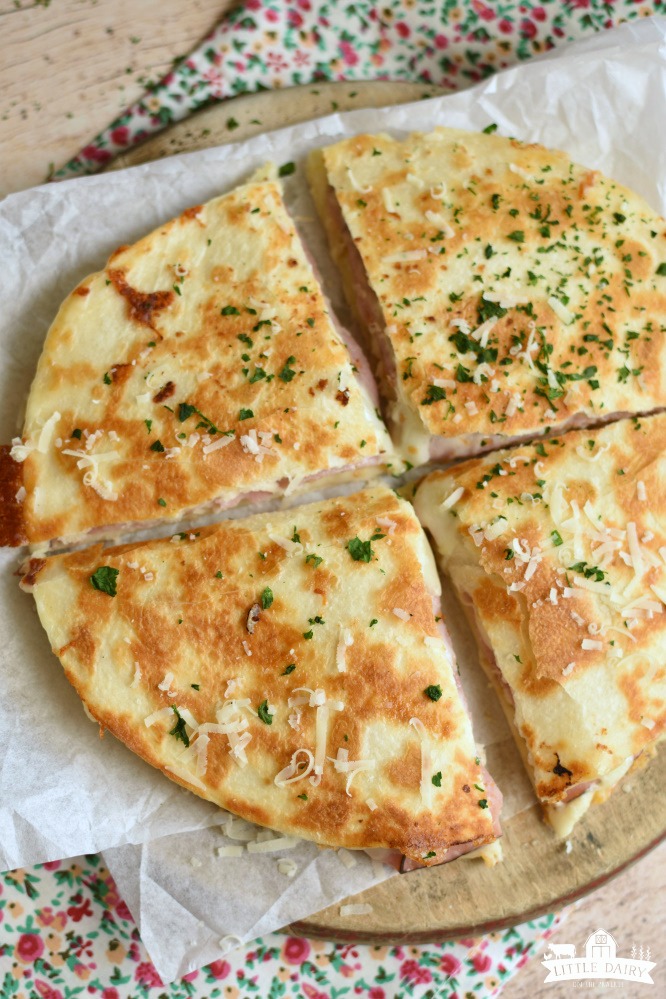 October Monthly Recipe Meal Plan, ham and cheese quesadilla