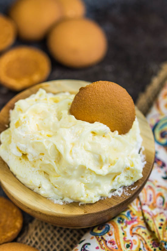 Instant Banana Pudding Dessert Dip, this amazing dessert dip tastes like banana pudding. It's sure to be a hit at your next potluck or holiday gathering. Instant Banana Pudding Dessert Dip
