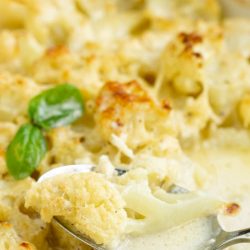 Scalloped Mascarpone Cauliflower