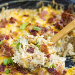 Jalapeno Popper Hash Brown Casserole