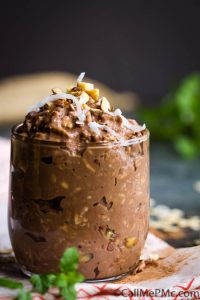 Brownie Batter Overnight Protein Oats