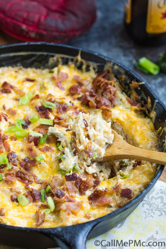 A classic side dish kicked up, One Pan Best Damn Jalapeno Popper Hash Brown Casserole Recipe is the ultimate potluck dish that's always a crowd-pleaser. Jalapeno Popper Hash Brown Casserole