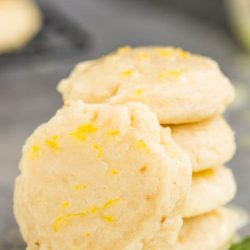 Soft Batch Glazed Lemon Cream Cheese Cookies