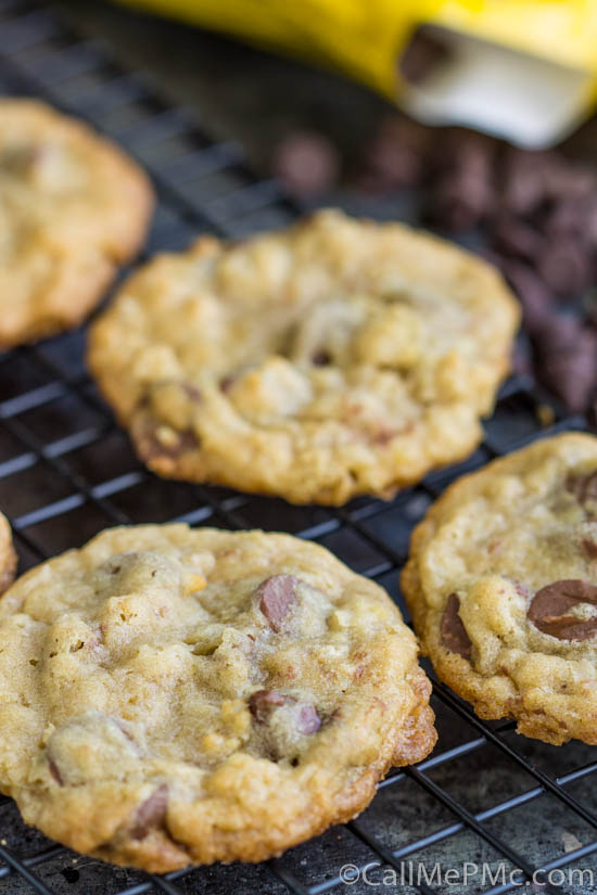 Ranger Cookies with Chex has all the goodness of Chocolate Chip Cookies with more crunch and more flavor. These are big bakery-style cookies with crispy edges and chewy centers. Ranger Cookies with Chex