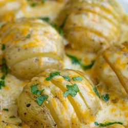 Hasselback Scalloped Potatoes