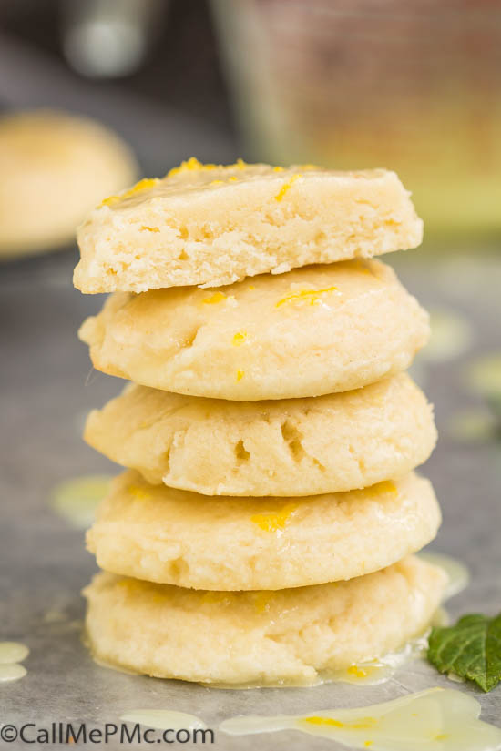 Soft Batch Glazed Lemon Cream Cheese Cookies 