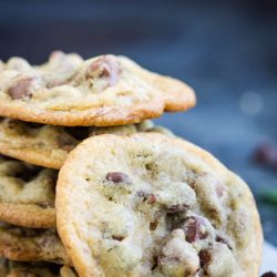 Triple Chips Chocolate Chip Cookies is one of my fave recipes for chocolate chip cookies. The secret lies in the method as much as the ingredients.